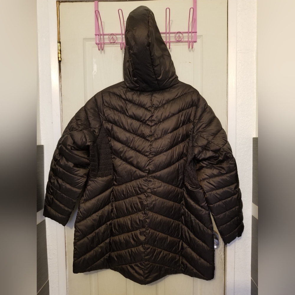 NWT Lane Bryant Prima Packable Ruffer Color Bitter Chocolate Size 18/20 - Picture 5 of 14